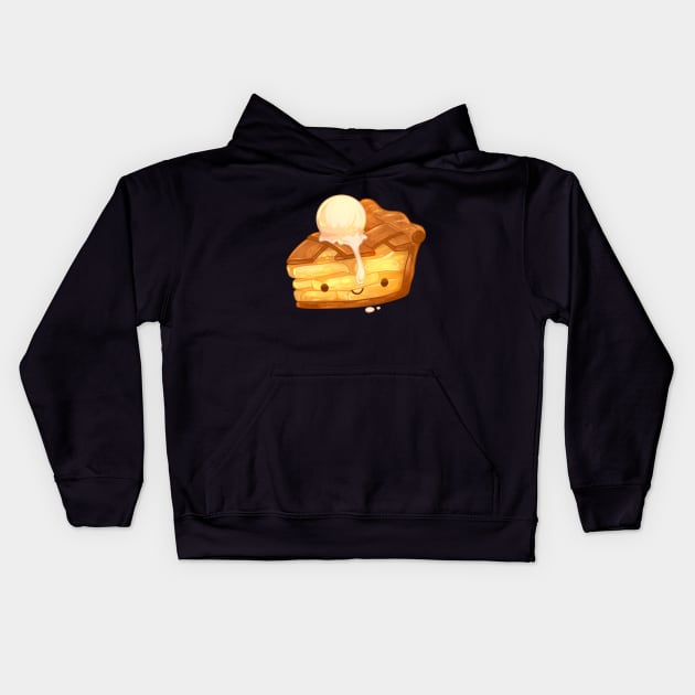 Apple Pie Kids Hoodie by Claire Lin